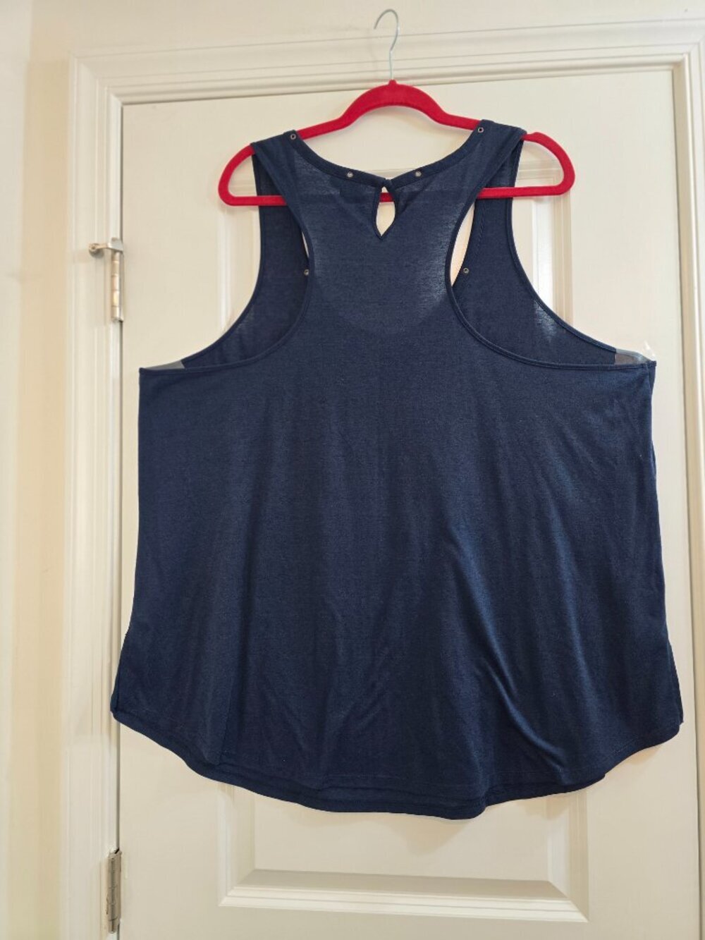 Jessica Simpson Deedra Fringe Racerback Tank Top - Navy - Picture 3 of 9